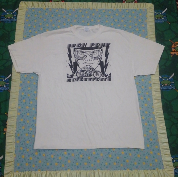 🏍️💨 Iron Pony 🐎 Motorsports 🌎  Columbus Ohio ✨ Shirt XL White Black  Cbus 🔥 - Picture 4 of 7